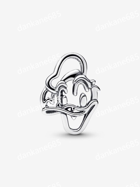 Disney Daisy Duck Openwork Charm | Pendant | Sterling silver  Pandora Disney Donald Duck Openwork Charm